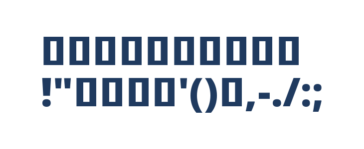 Noto Sans Khmer SemiCondensed Black Other Characters