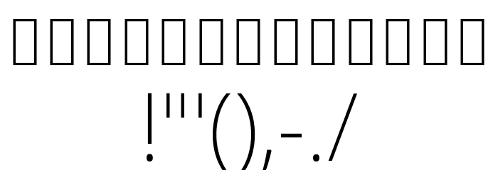 Noto Sans Khmer SemiCondensed ExtraLight Font OTHER CHARS