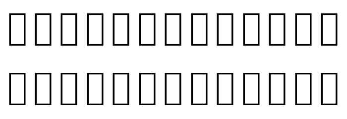 Noto Sans Khmer SemiCondensed ExtraLight Font LOWERCASE