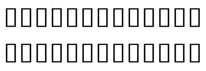 Noto Sans Khmer SemiCondensed Light 字体 大写