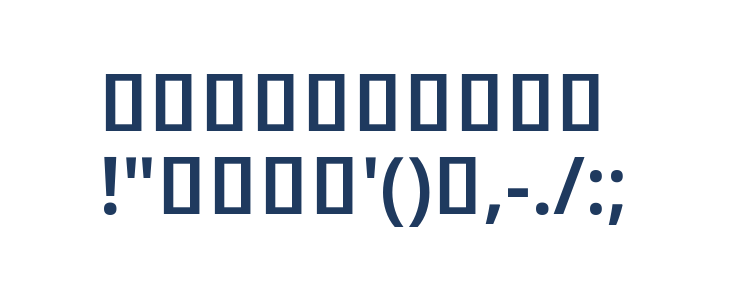 Noto Sans Khmer SemiCondensed SemiBold Other Characters