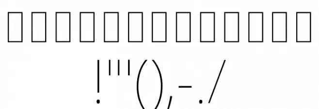 Noto Sans Khmer SemiCondensed Thin Font OTHER CHARS