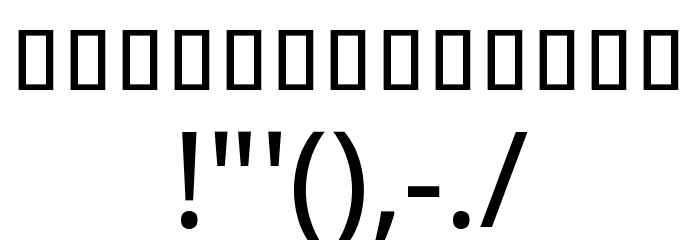 Noto Sans Khmer SemiCondensed Font OTHER CHARS