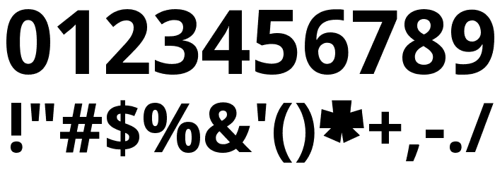 Noto Sans Khmer UI Bold Font OTHER CHARS