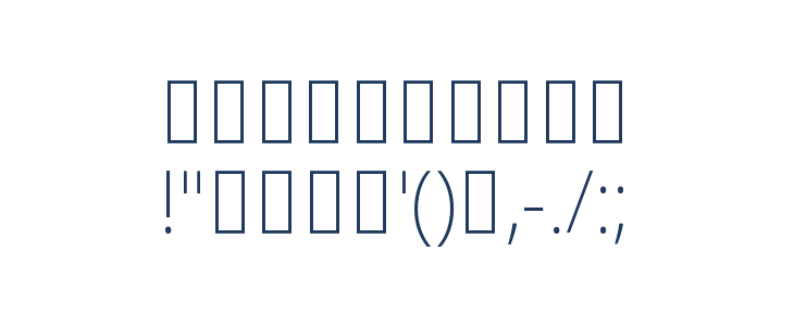 Noto Sans Khmer UI Condensed ExtraLight Other Characters