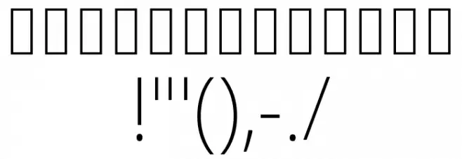 Noto Sans Khmer UI Condensed ExtraLight Font OTHER CHARS