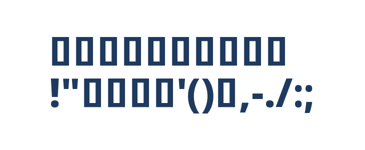 Noto Sans Khmer UI ExtraCondensed ExtraBold Other Characters