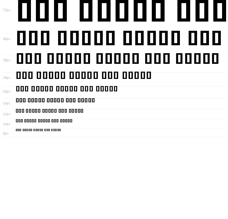 Noto Sans Khmer UI ExtraCondensed ExtraBold Waterfall