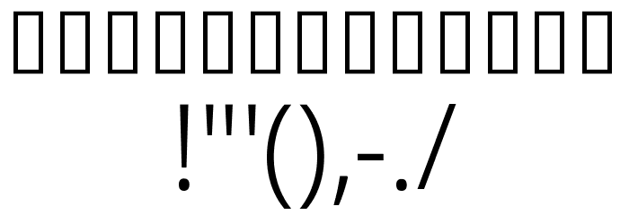 Noto Sans Khmer UI ExtraCondensed Light Font OTHER CHARS