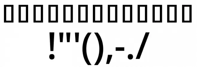 Noto Sans Khmer UI ExtraCondensed Medium Font OTHER CHARS