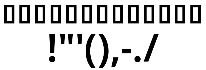 Noto Sans Khmer UI ExtraCondensed SemiBold Font OTHER CHARS