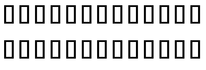 Noto Sans Khmer UI ExtraCondensed Font LOWERCASE