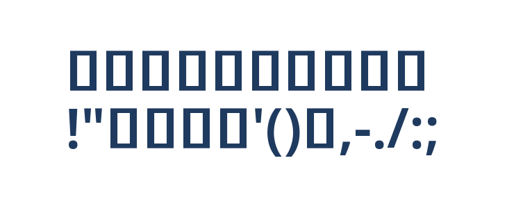 Noto Sans Khmer UI SemiBold Other Characters