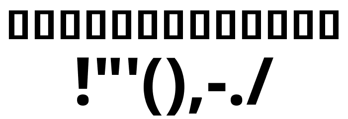 Noto Sans Khmer UI SemiCondensed Bold Font OTHER CHARS