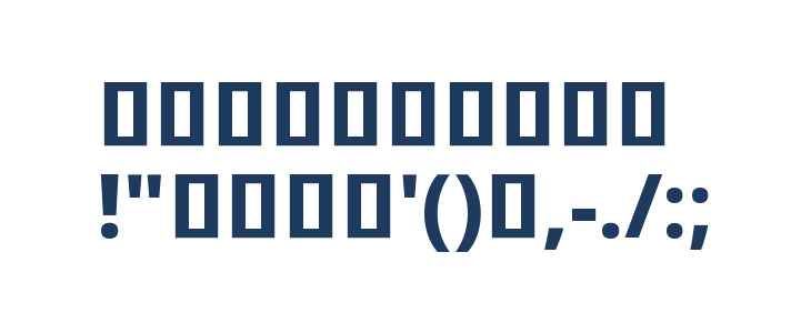 Noto Sans Khmer UI SemiCondensed ExtraBold Other Characters