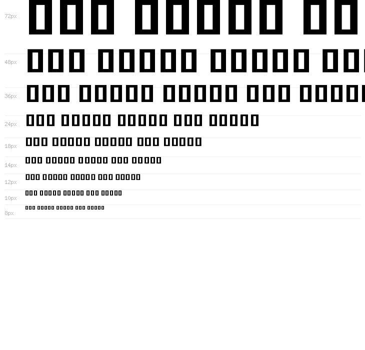 Noto Sans Khmer UI SemiCondensed ExtraBold Waterfall