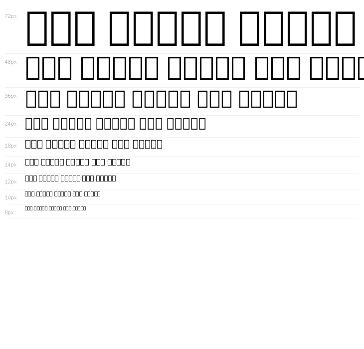 Noto Sans Lao UI Condensed Black Waterfall