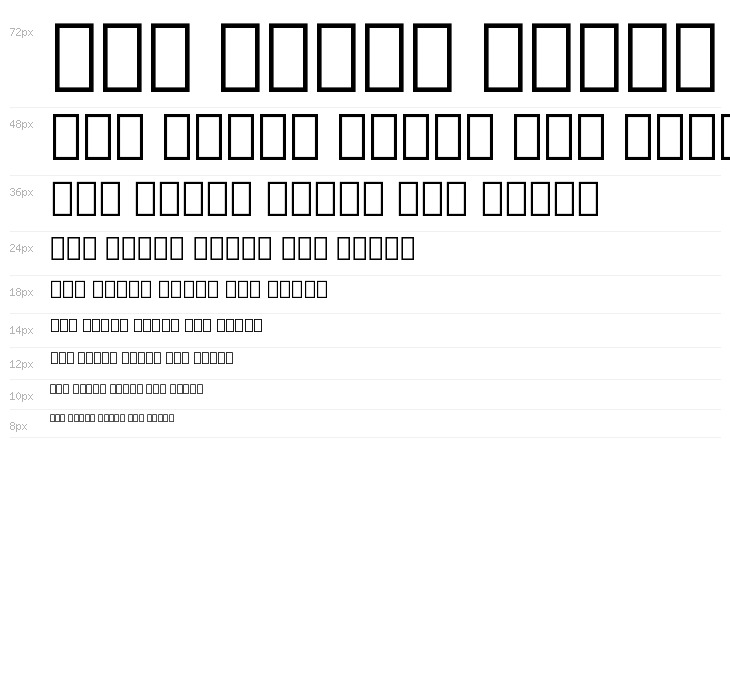 Noto Sans Lao UI SemiCondensed Bold Waterfall