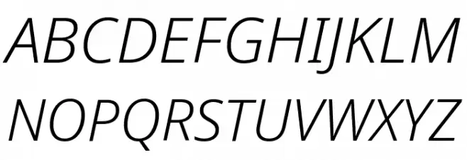 Noto Sans Light Italic Шрифта ВЕРХНИЙ