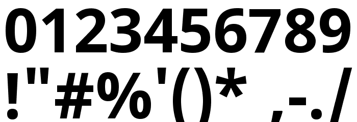 Noto Sans Malayalam Bold Font OTHER CHARS