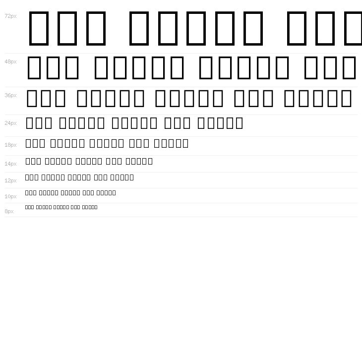 Noto Sans Malayalam Bold Waterfall