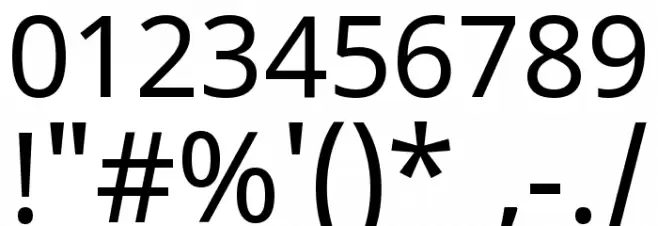 Noto Sans Malayalam Font OTHER CHARS