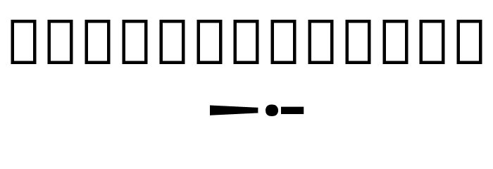 Noto Sans Mongolian Font OTHER CHARS