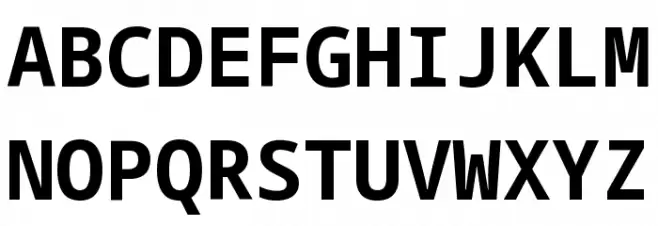 Noto Sans Mono Bold Шрифта ВЕРХНИЙ