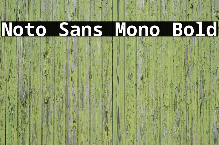 noto sans mono noto sans mono