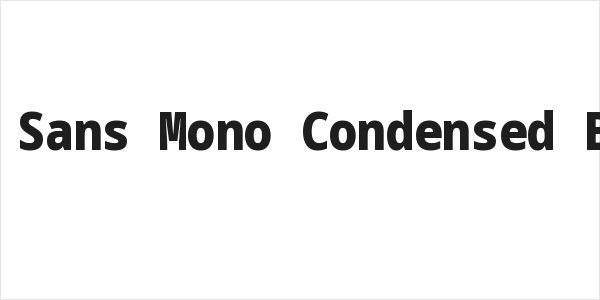 Noto Sans Mono Condensed Black Logo