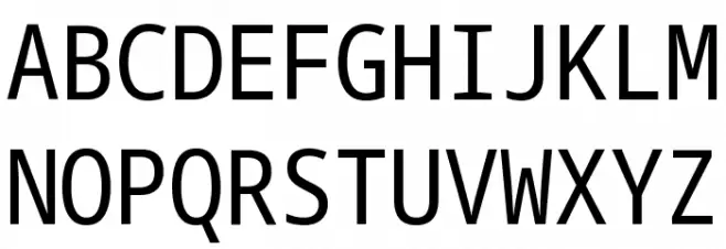 Noto Sans Mono Condensed Polices MAJUSCULES