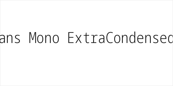 Noto Sans Mono ExtraCondensed Light Logo