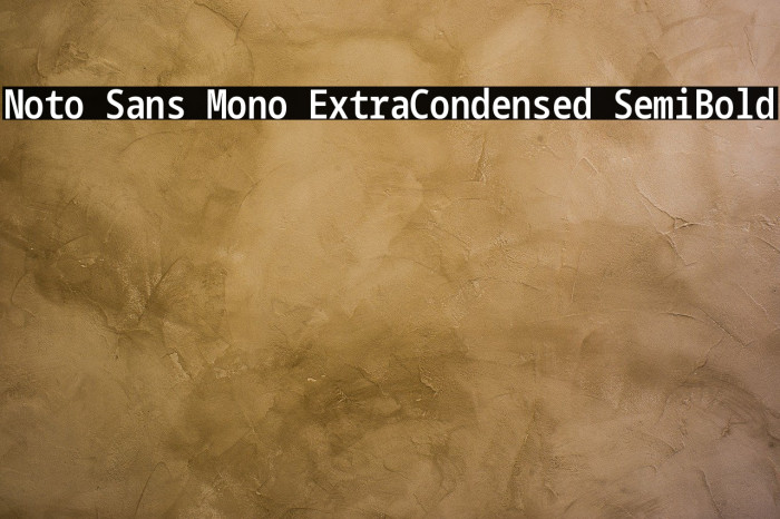 noto sans mono noto sans mono