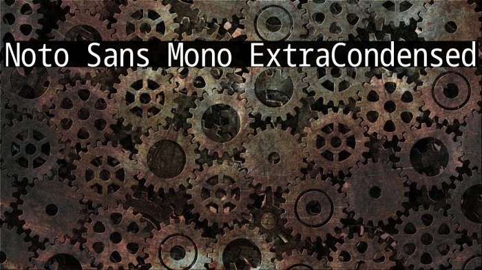 noto sans mono noto sans mono