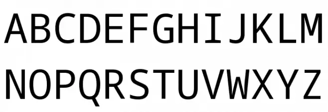 Noto Sans Mono Regular Шрифта ВЕРХНИЙ