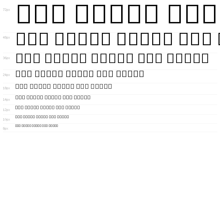 Noto Sans Myanmar UI Condensed Medium Waterfall