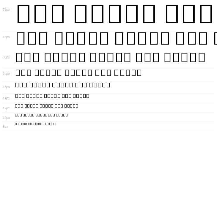 Noto Sans Myanmar UI ExtraCondensed ExtraBold Waterfall