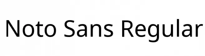 Noto Sans Regular  नि: शुल्क फ़ॉन्ट्स डाउनलोड