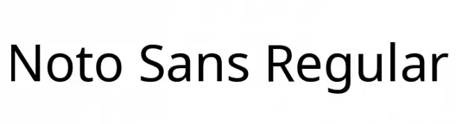 Noto Sans Regular  नि: शुल्क फ़ॉन्ट्स डाउनलोड