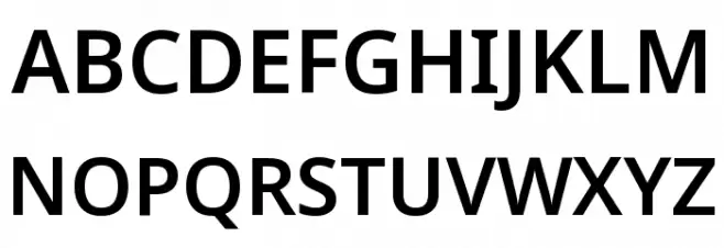 Noto Sans SemiBold Шрифта ВЕРХНИЙ