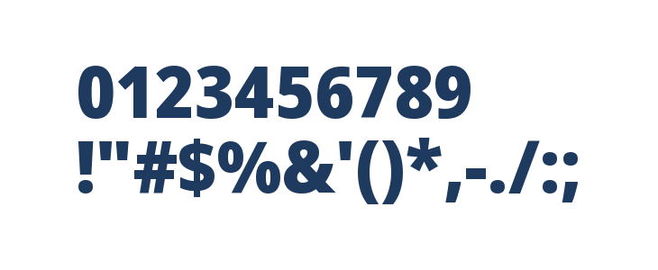 Noto Sans SemiCondensed Black Other Characters