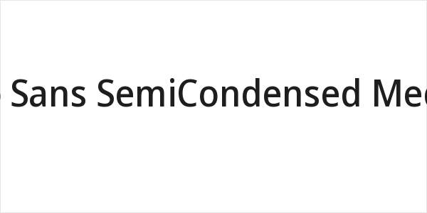 Noto Sans SemiCondensed Medium Logo