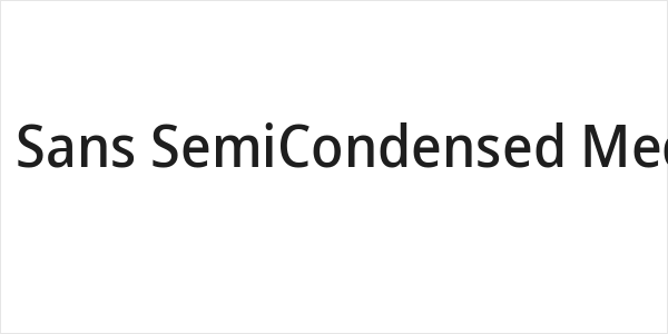 Noto Sans SemiCondensed Medium Logo