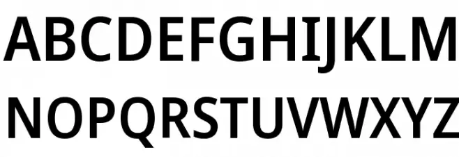 Noto Sans SemiCondensed SemiBold خط أحرف كبيرة