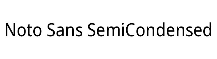 Noto Sans SemiCondensed  baixar fontes gratis