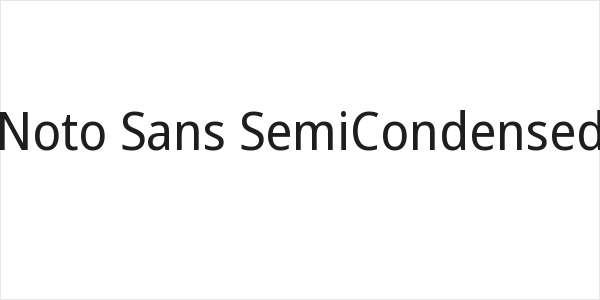 Noto Sans SemiCondensed Logo