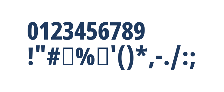 Noto Sans Sinhala Condensed ExtraBold Other Characters