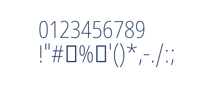 Noto Sans Sinhala Condensed ExtraLight Other Characters