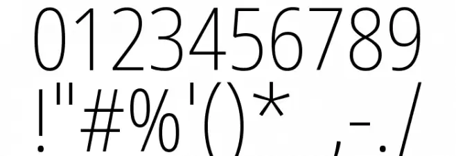 Noto Sans Sinhala Condensed ExtraLight Font OTHER CHARS