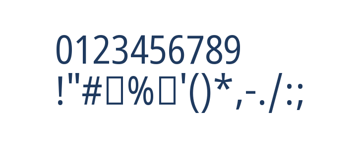Noto Sans Sinhala Condensed Other Characters